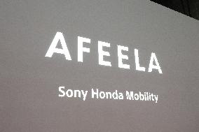 Signs and logos for AFEELA